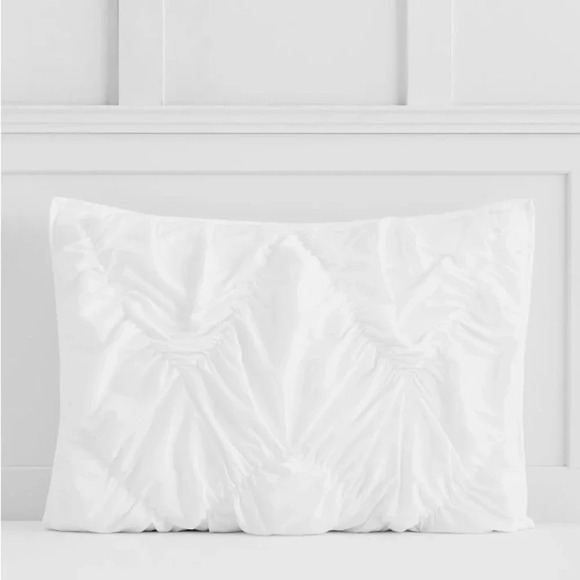 Pillow Cover White Recycled Whimsical Waves Sham-Pottery Barn … - Picture 1 of 6